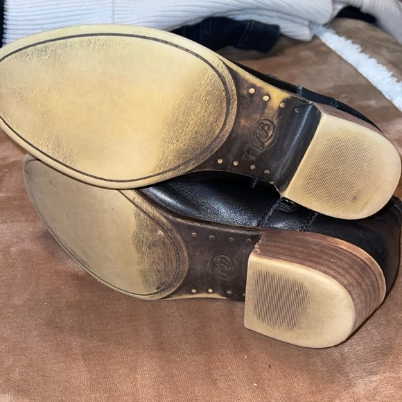 🌹Lucky Brand Soft Black Leather Ankle Boots - Picture 6 of 7